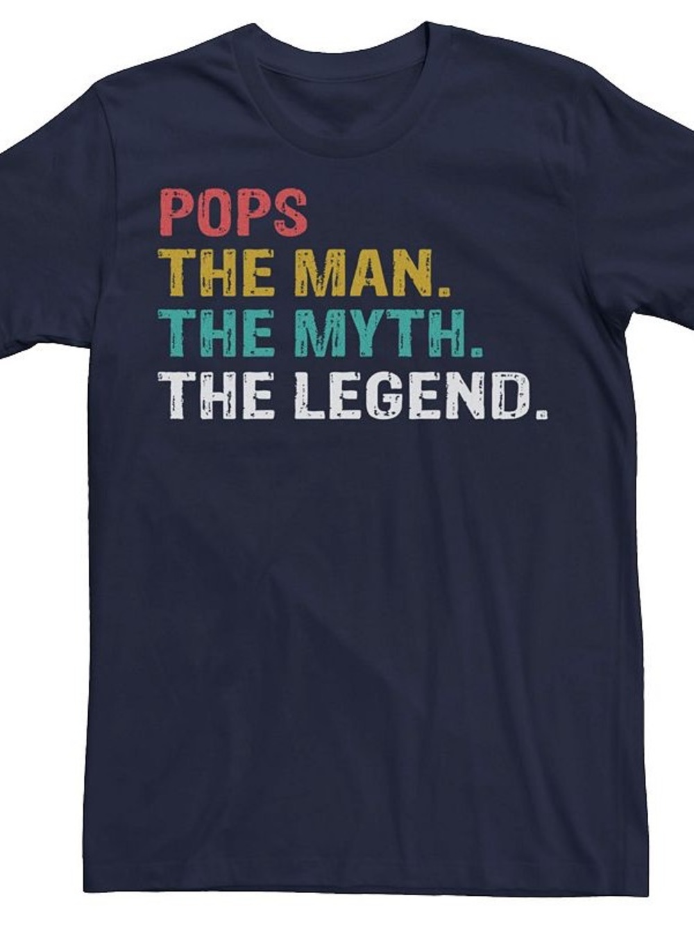 Men's Father's Day Pops the Man Myth Legend Graphic Tee,